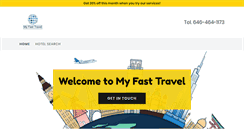 Desktop Screenshot of myfasttravel.com